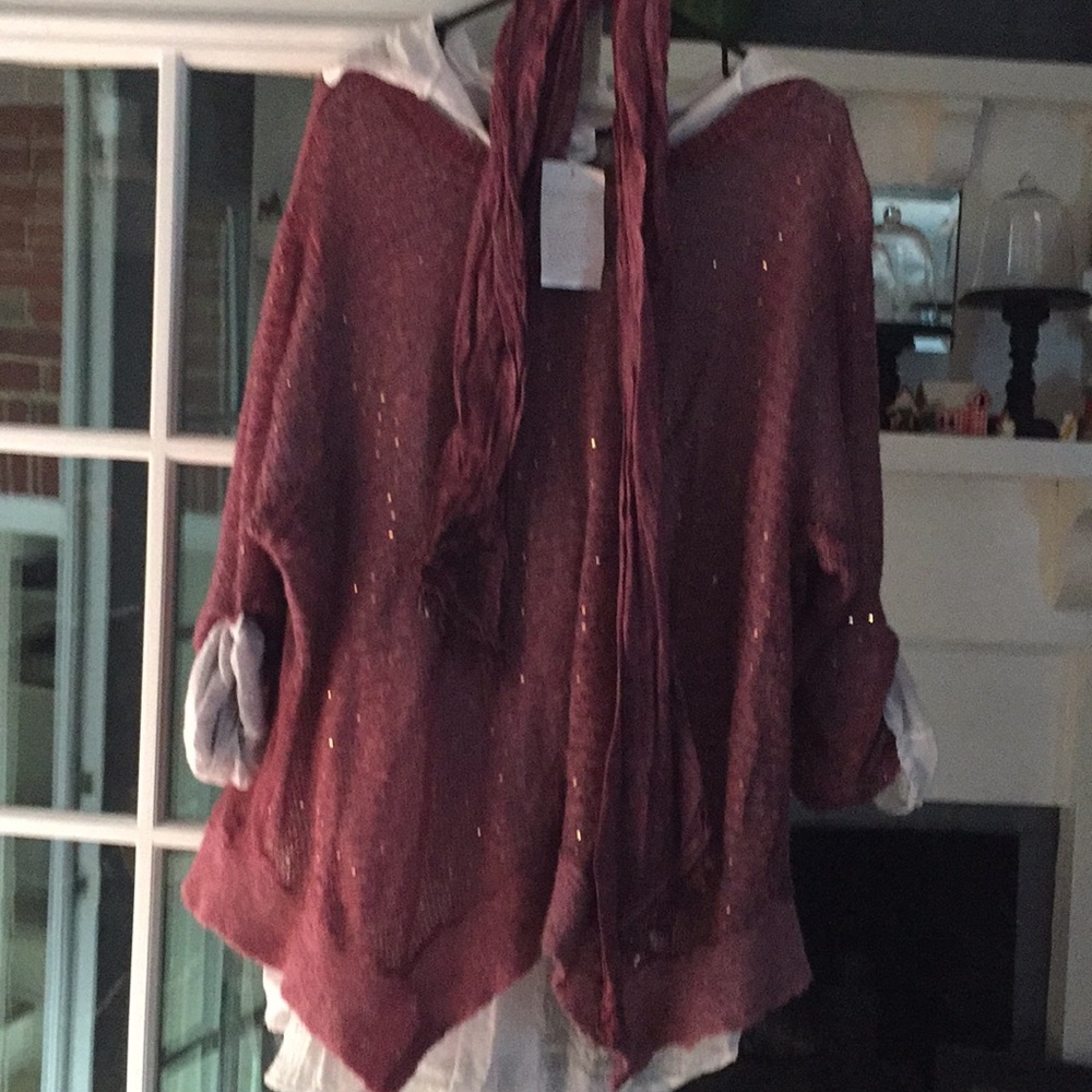 3pc shirt sweater and scarf